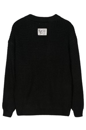 Black wool blend sweater FAMILY FIRST | SWF2411BLACK